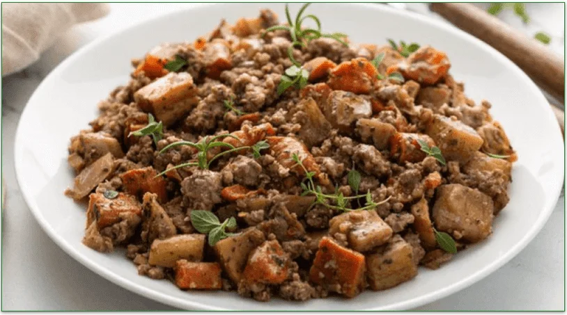 ModifyHealth's Savory Pot Roast with Thyme & Rosemary Caption: Savory Pot Rost with Thyme & Rosemary from