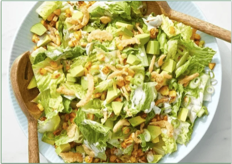 a screenshot of blue apron's Jalapeño Ranch Salad