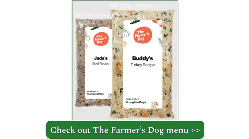 The Farmer's Dog Turkey and Beef fresh recipes
