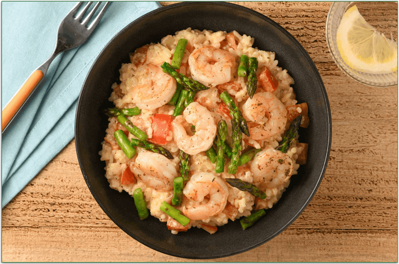 Home Chef's Lemon Garlic Shrimp Risotto
