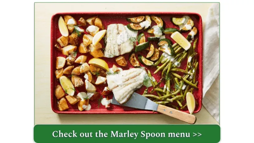 Marley Spoon's Sheet Pan Barramundi