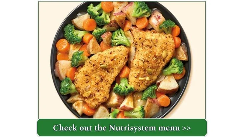 Nutrisystem's Grain-Crusted Pollock With Vegetables