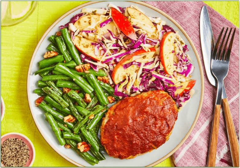 Green Chef's Barbecue Pork Meatloaves