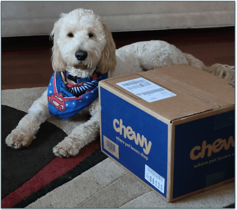 You can order food and pharmacy items from Chewy