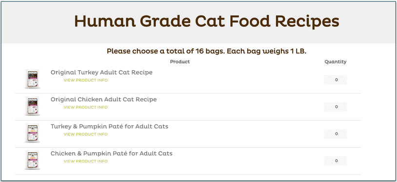 Raised Right offers a range of human-grade cat recipes