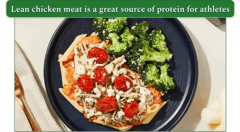 Factor's Herbed Greek Chicken & Tomato Penne