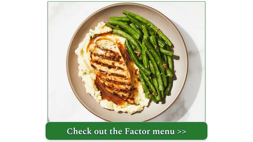 Roasted garlic chicken by Factor