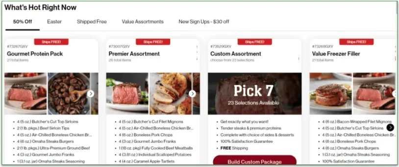 Fine-tune your search by selecting available tabs