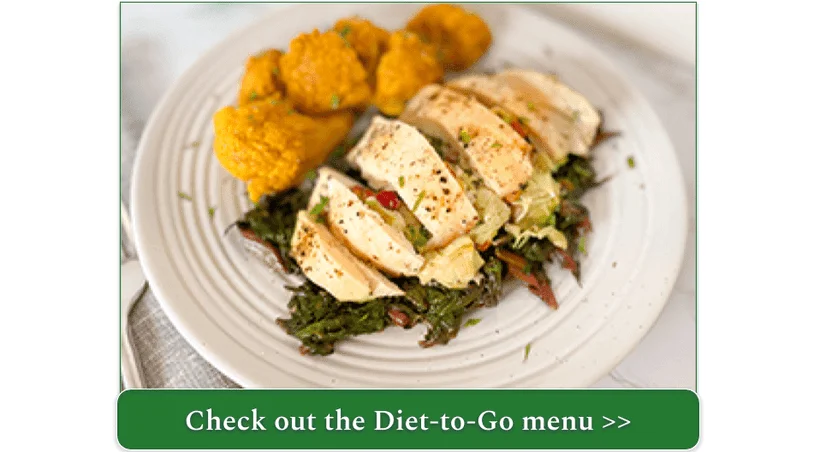 Diet-to-Go's prepared meal