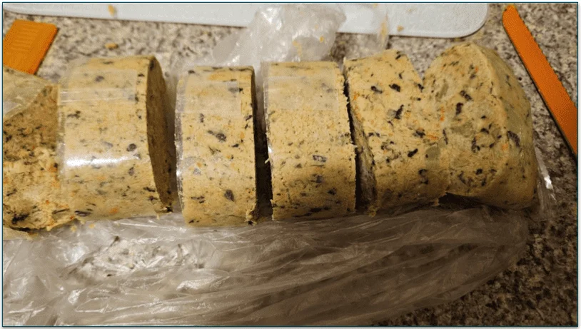 Photo of a sliced pack of The Farmer's Dog recipe