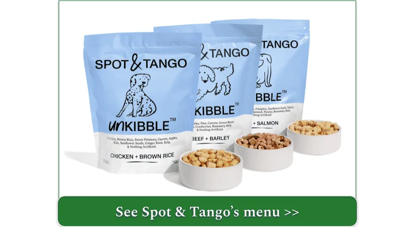 Spot & Tango's UnKibble recipes