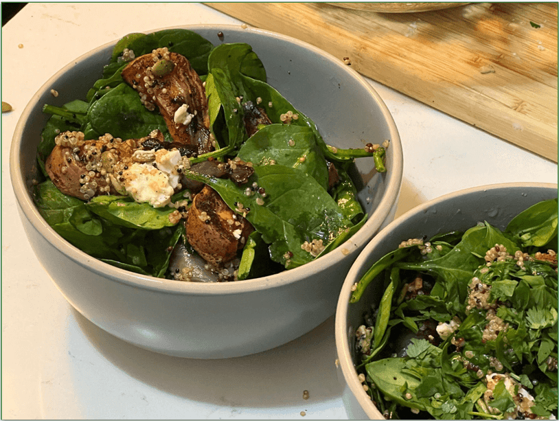 Our reviewer enjoyed Marley Spoon’s superfood salad
