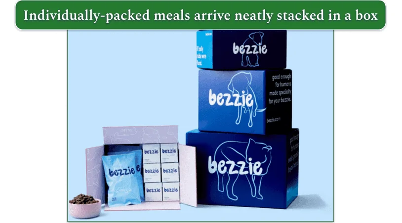 Bezzie's packaging