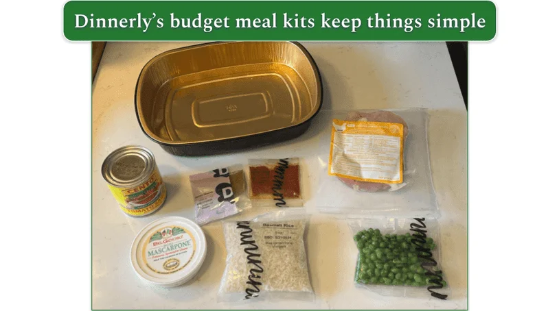 Dinnerly’s Chicken Tikka Masala kit