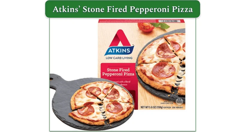 Pepperoni pizza from the Atkins diet