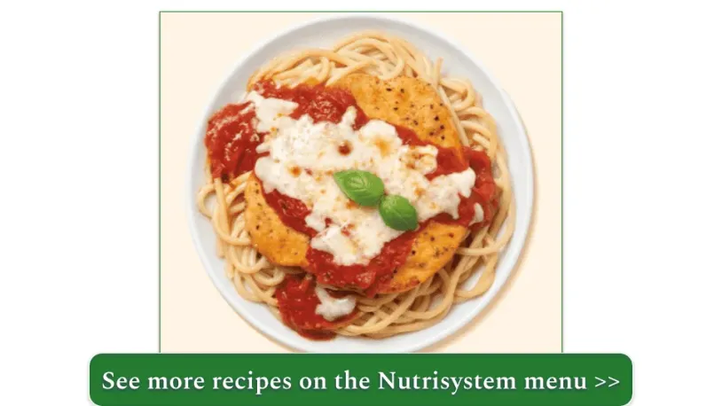 Nutrisystem's Chicken Parmesan recipe