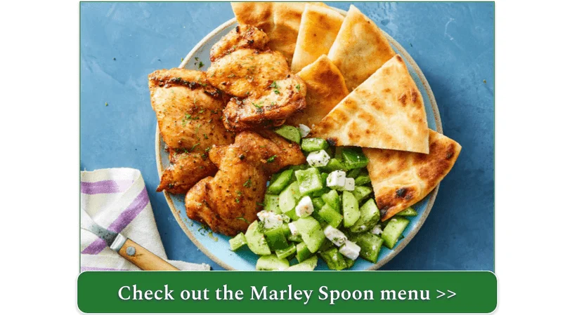 Marley Spoon's Broiled Harissa-Rubbed Chicken Thighs