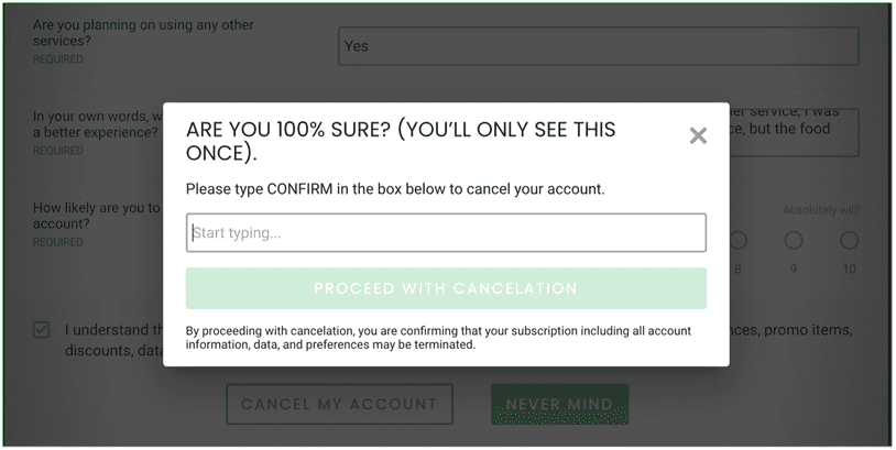 You have to interact with yet another pop-up…