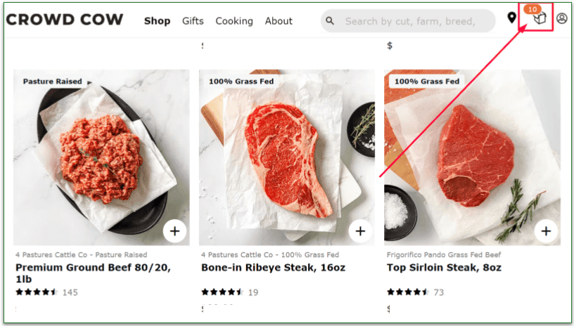 Crowd Cow shopping box