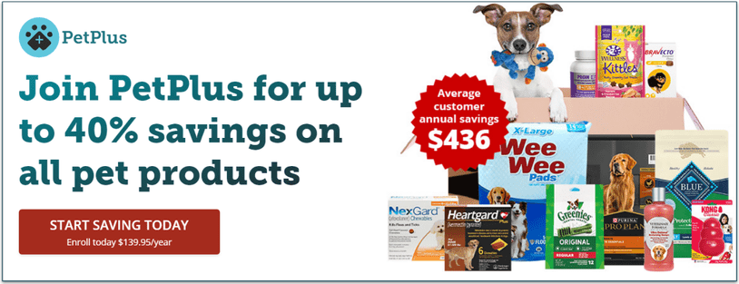 Image of a Join PetPlus screen on PetCareRx