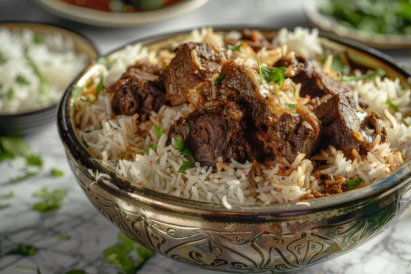 Close up of Lamb Mandi
