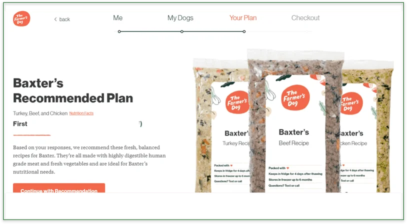 4: Check your recommended recipes