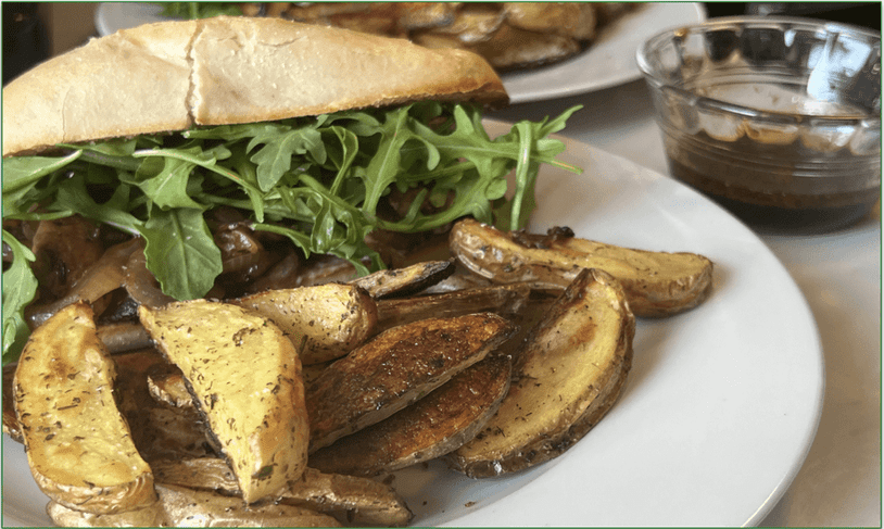 HelloFresh's Vegan Mushroom French Dip Sandwiches