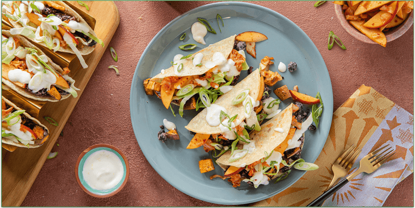 Purple Carrot's Sweet Potato Black Bean Tacos