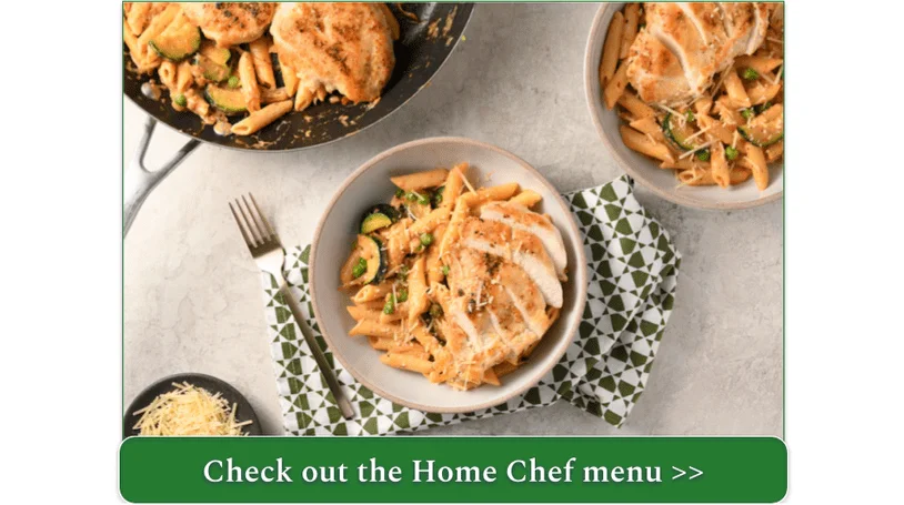 Home Chef's One-Pan Chicken Cutlet in Tuscan Cream Sauce dish