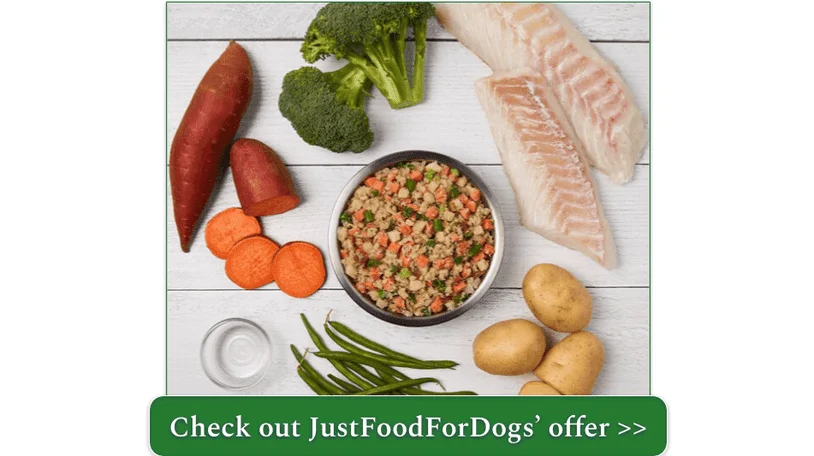 JustFoodForDogs' Fish & Sweet Potato recipe