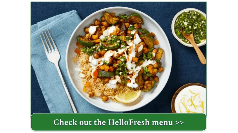 HelloFresh's Apricot, Almond & Chickpea Tagine with Zucchini, Basmati Rice & Chermoula