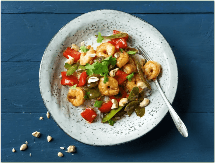 Sweet and Sour Shrimp by HelloFresh