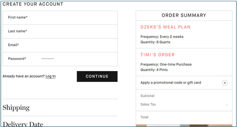 Selection of Pure treats