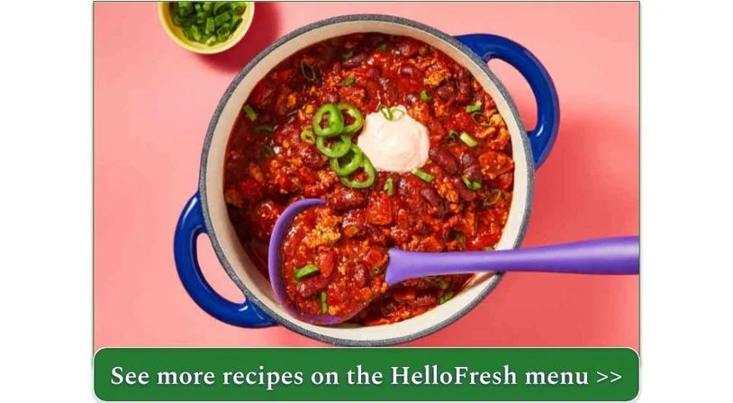 HelloFresh's One-Pot Cowboy Turkey & Bean Chili