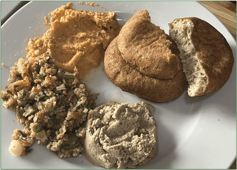 Diet-to-Go's Mediterranean Tapas dish served on a plate