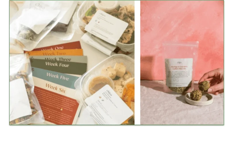 Chiyo meals in packaging and snacks