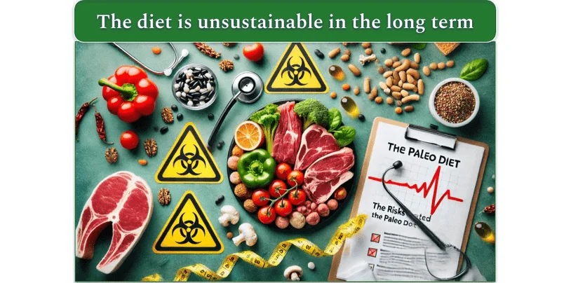 Generic image suggesting Paleo diet is risky