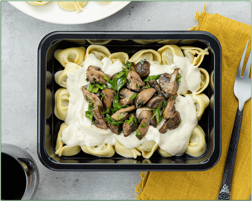 Purple Carrot's Italian Portabello Tortelloni