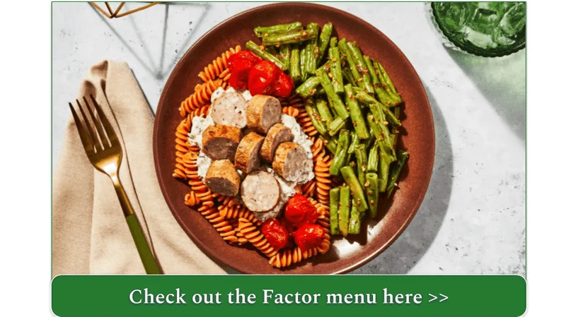 Factor's Sausage & Creamy Spinach Fusilli