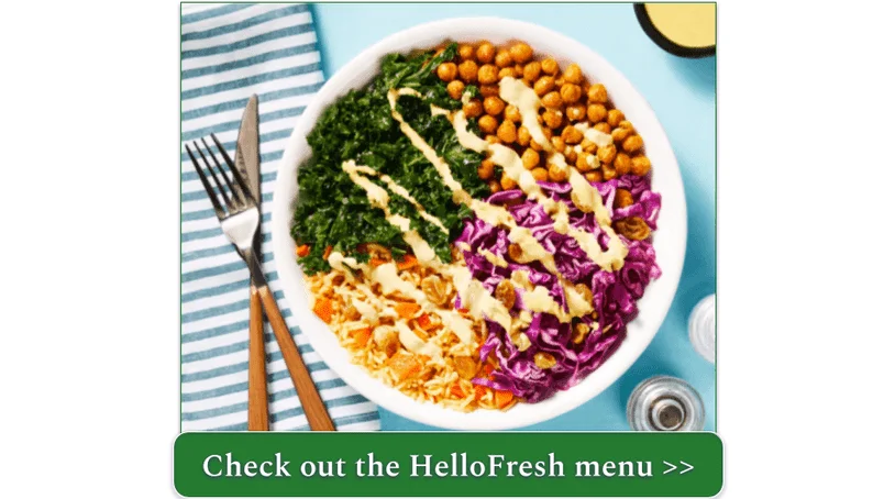 HelloFresh's Chicken & Crunchy Curried Chickpea Bowls