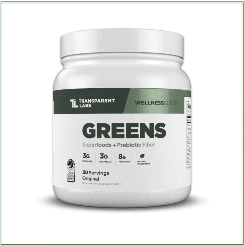 Transparent Labs Greens formula