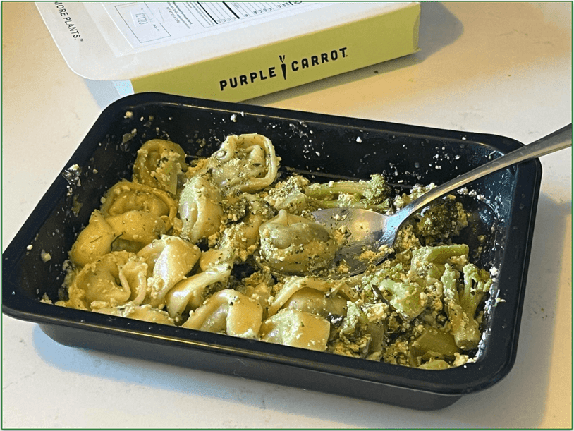 Purple Carrot’s Portobello Tortelloni