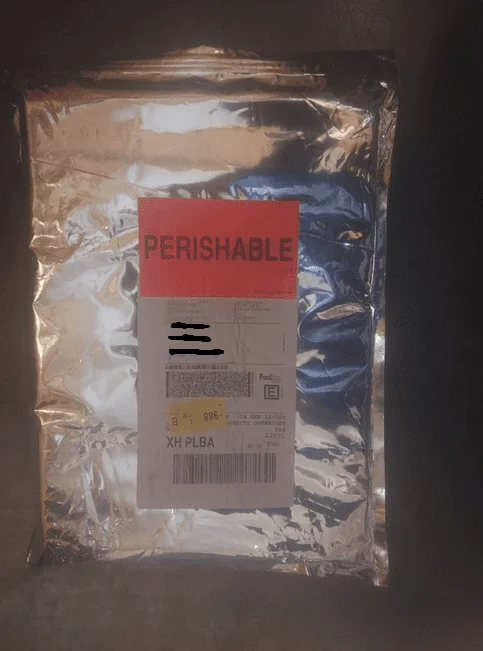 Photo of a sealed Home Bistro foil package