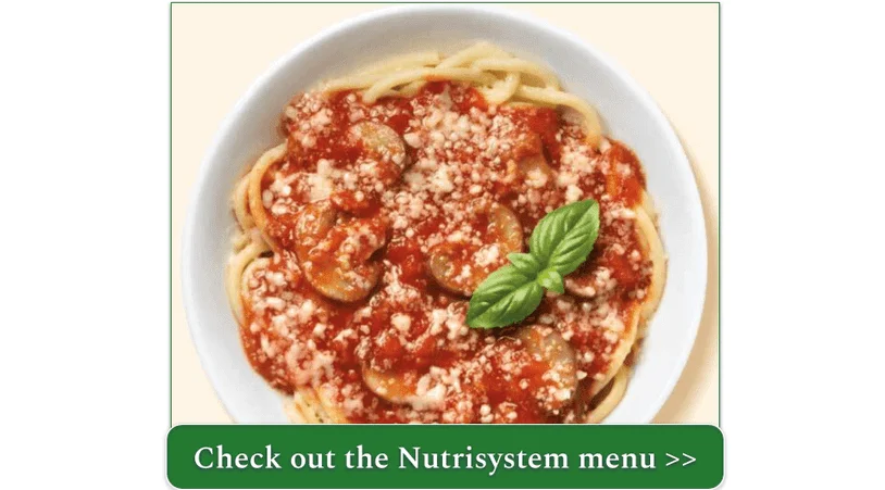 Mushroom Bolognese by Nutrisystem