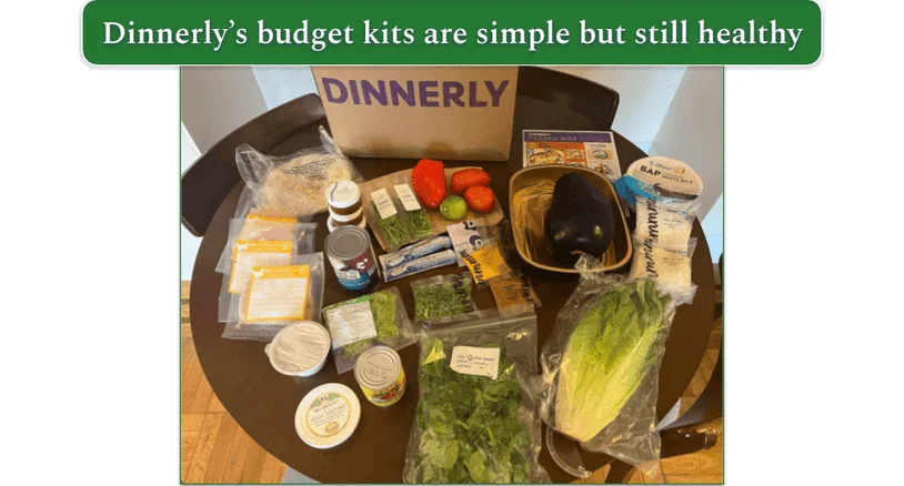 Unboxed Dinnerly order