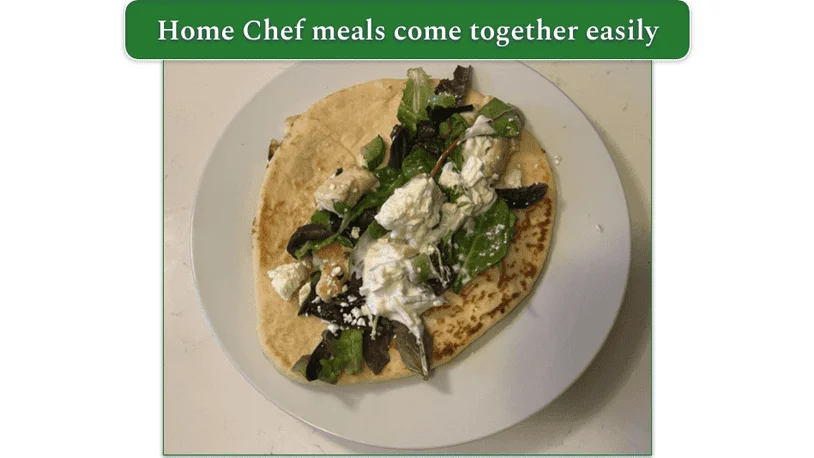 Home Chef’s Diced Chicken Gyro