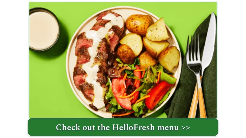 HelloFresh's Down Home Steak ’n’ Potatoes