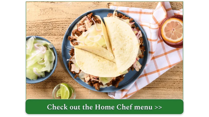 Home Chef's Korean-Style Steak Tacos