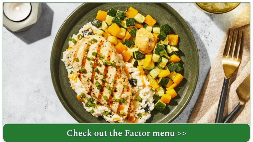 Factor's Grilled Chicken & Poblano-Cauli Mash