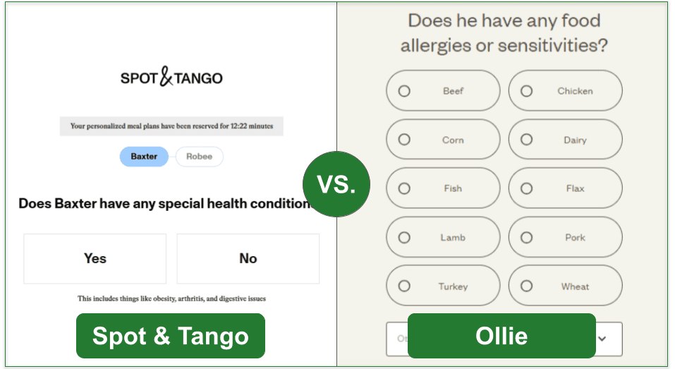 Segments from Spot & Tango and Ollie's quizz
